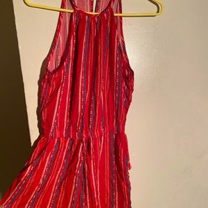 red romper from macys